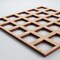 Ekena Millwork Small Manchester Decorative Fretwork Wood Wall Panels, Alder, 11 3/8"W x 11 3/8"H x 3/8"T WALW12X12X0375MNCAL - alternate 6